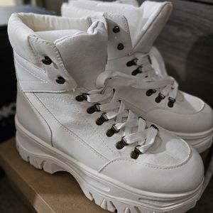 **Sold**Trendy Chunky High Sneaker Boots